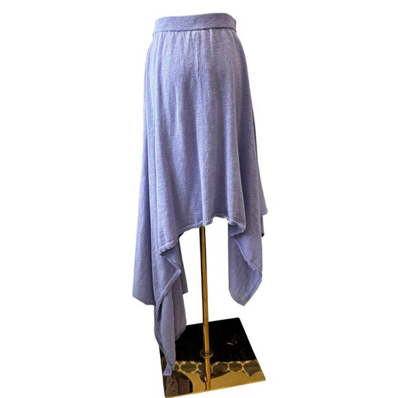 FREE PEOPLE Free-est Women's Heveanly Lavender Asymmetric Sweater Skirt Size XS - Picture 5 of 7